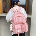 thumbnail image 4 of Bolsa 2022 Mochila de viaje para mujer Mochila universitaria impermeable con múltiples bolsillos para mujer JShteea Para Estrenar, 4 of 8