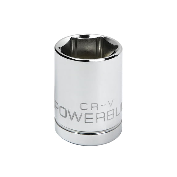Powerbuilt 1/2 Inch Drive x 21 MM 6 Point Shallow Socket - 940098