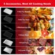 thumbnail image 3 of Tostador Digital Galanz Acero Inoxidable 8 en 1 con Horno de Convección y Deshidratado, 3 of 6