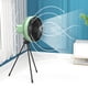 thumbnail image 3 of Ventilador de escritorio colgante de 5,39 pulgadas con trípode, ventilador de techo de 1200 mAh para oficina en casa, color blanco, 3 of 5