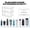 Transparent 2, variante sur Fiudx Porte-Bouteilles de Vin Empilable en Plastique Transparent à 3 Niveaux, Organisateur de Bouteilles d'Eau et de Boissons Détachable pour Cuisine, Garde-Manger Ou Bar, Lot de 1