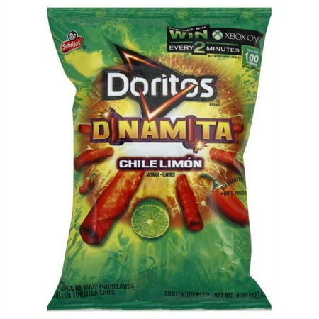Frito Lay Doritos Dinamita Tortilla Chips, 4 oz