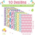 thumbnail image 2 of Easter Bunny Tissue Paper Bulk Spring Gift Wrapping Paper with Rabbit & Egg Designs, 2 of 4