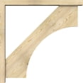 thumbnail image 3 of Ekena Millwork 4"W x 34"D x 34"H Westlake Block Rough Sawn Bracket w/ Offset Brace, Douglas Fir, 3 of 25