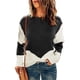 thumbnail image 1 of Top de punto para mujer, Top de punto para mujer, Jersey de punto con cuello redondo, Top de punto de invierno, Ultra sensible, 1 of 5