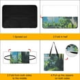 thumbnail image 4 of Tropical Leaves Outdoor Picnic Blanket, Foldable Waterproof Beach Mat, Portable Beach Blanket for Beach Camping, Hiking, Family Concerts, 4 of 8