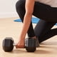 thumbnail image 5 of Mancuernas hexagonales con revestimiento de goma para entrenamiento de fuerza, 5 of 9
