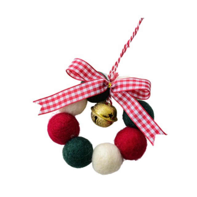Colgante de corona de Navidad perfecl Estilo B 10 cm