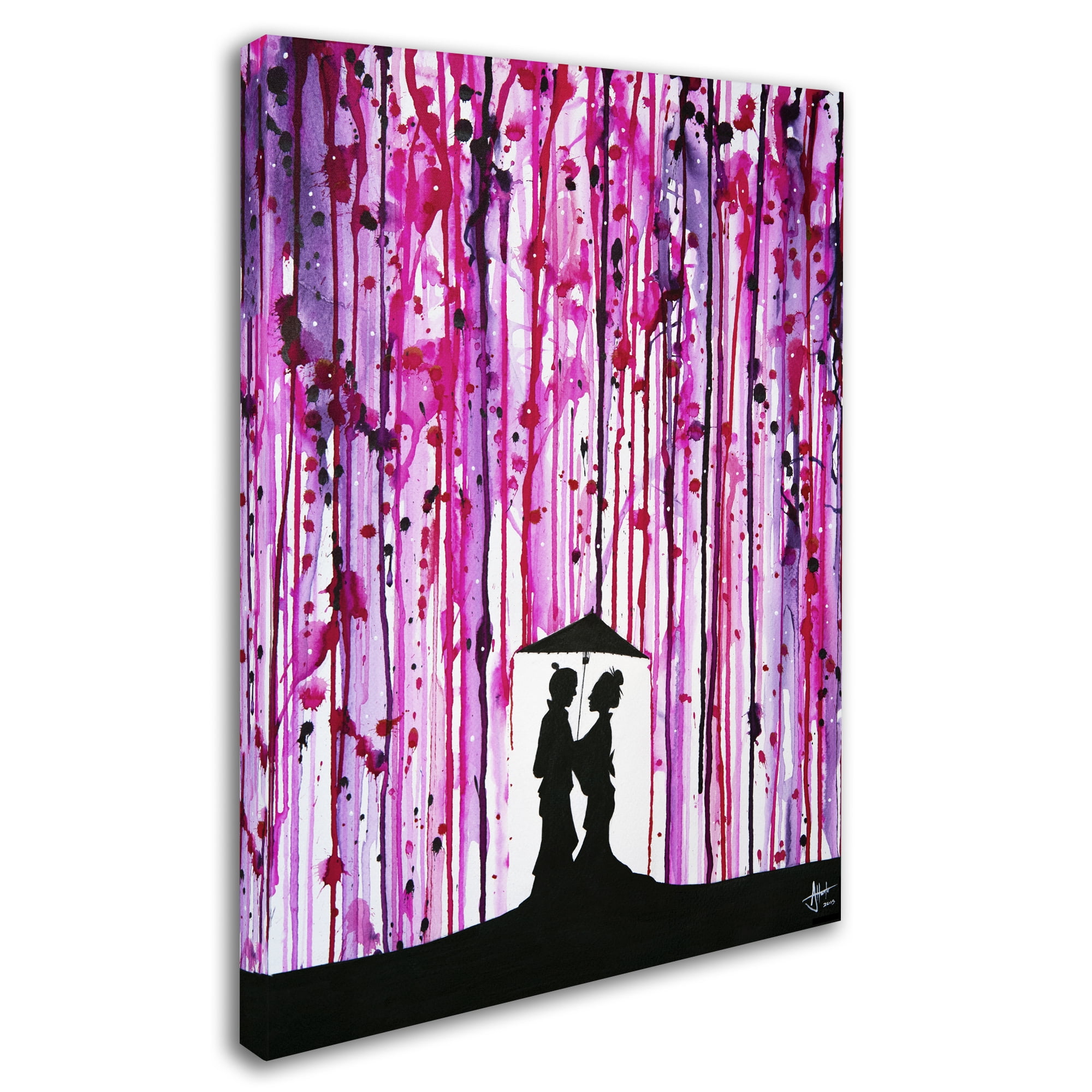 Trademark Fine Art 'Wild Blossoms' Canvas Art by Marc Allante
