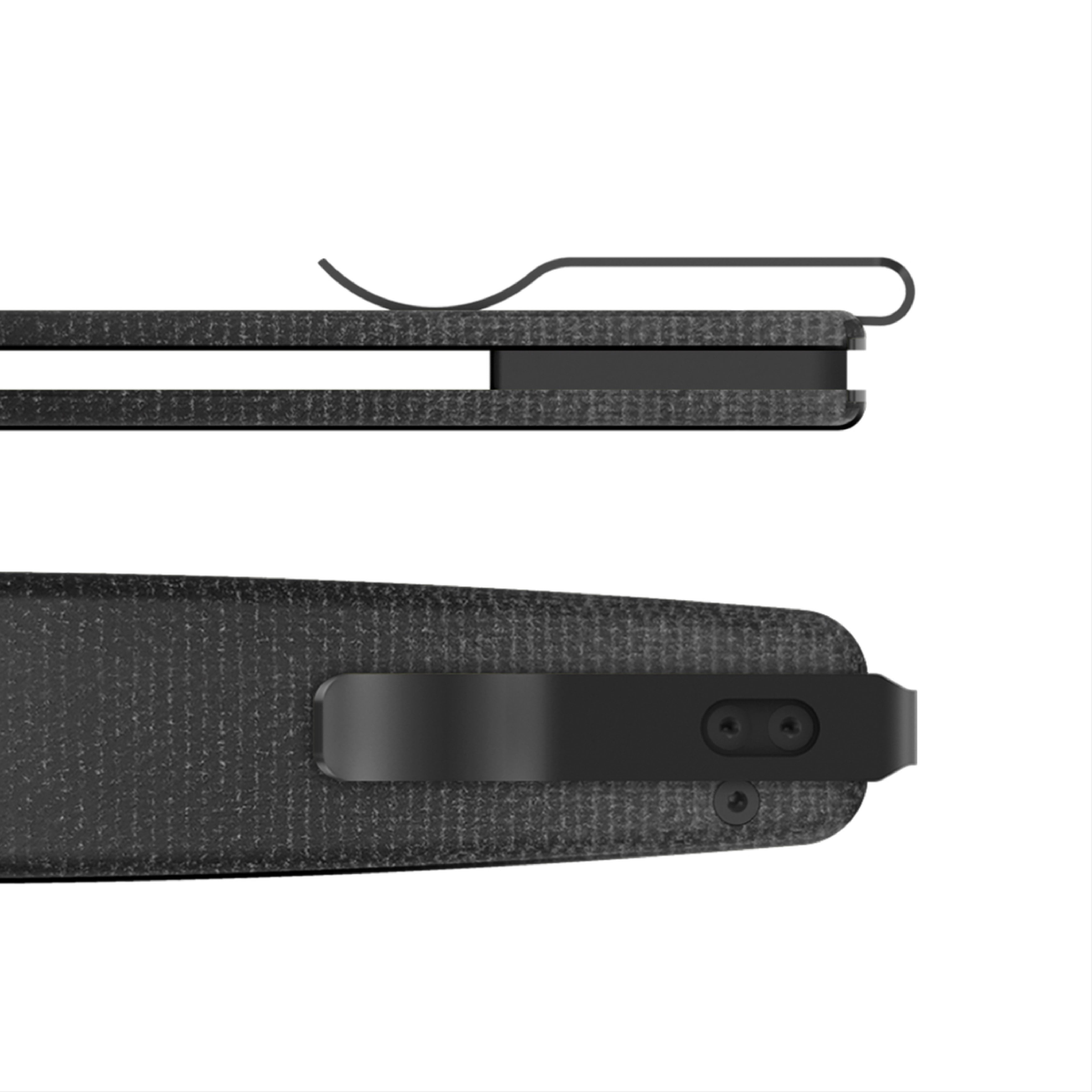 Swiss Tech Balken L Folding Knife, 14C28N Steel, Black Micarta Handle, EDC Crossbar Lock