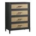 thumbnail image 2 of Better Homes & Gardens Springwood Caning 4-Drawer Dresser, Charcoal Finish, 2 of 10
