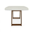thumbnail image 5 of Herval 7 Piece Modern Wood Dining Set with Cane Back Chairs in Almond Oak, 5 of 12