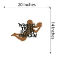 thumbnail image 4 of Boys Winners train Losers Complain Active Sports Wall Decal Decoration Sports Motivational Quote Wall Decal Art Lasts Years and Easily Removable - Size: 20 In(W) x 14 In(H), 4 of 5