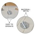 thumbnail image 3 of OULII 1Set Peg Board Hook Silver Metal Tool Hanging Hook for Garage Storage Organizer, 3 of 8