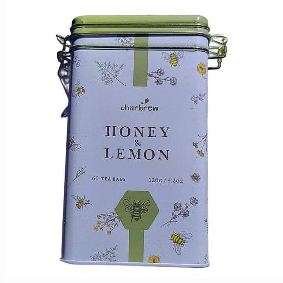 Charbrew Honey & Lemon Tea Tin