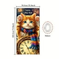 thumbnail image 3 of Sulaicai Happy New Year Door Banner, Happy New Year Welcome Door Cover, New Year's Eve Animals Themed Door Cover Decorations, New Years Eve Party Supplies 70.8 x 35.4 Inch, 3 of 9
