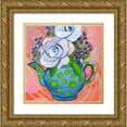 thumbnail image 1 of Seay, Anne 12x12 Gold Ornate Wood Framed with Double Matting Museum Art Print Titled - Flower in pot, 1 of 4