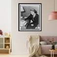 thumbnail image 3 of Historic Framed Print, [Marjorie Merriweather Post Hutton Davies, three-quarter length portrait, seated at desk, facing left].World Telegram Photo C.M. Stieglitz., 17-7/8" x 21-7/8", 3 of 9