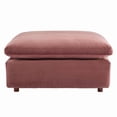 thumbnail image 3 of Modway Commix 6-Piece Down Filled Overstuffed Performance Velvet Sectional Sofa in Dusty Rose, 3 of 12