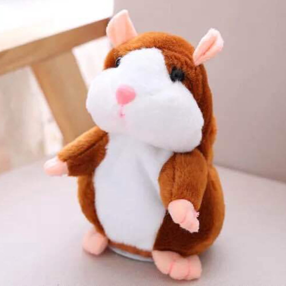 AYYUFE Talking Nod Sound Record Pet Hamster Mouse Soft Plush Toy Children Gift