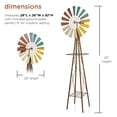 thumbnail image 4 of Alpine Corporation Metal Windmill Garden Stand, 4 of 13