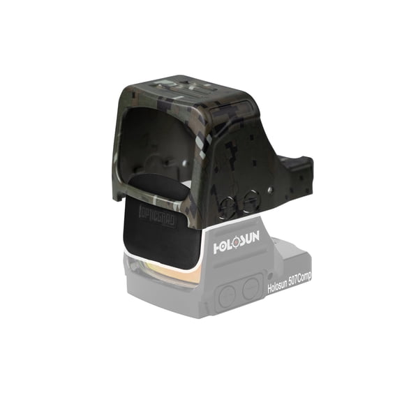 OpticGard Holosun 507Comp Red Dot Sight Cover, OD Green Camo, One Size
