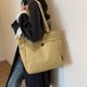 thumbnail image 5 of Bolso Hombro para Mujer Cuadrado Informal Con Asa Superior Lona ​​bolso Retro Individual, 5 of 8