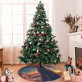 thumbnail image 7 of Yiaed Starry Sky Cloud Puppy Print Christmas Tree Skirt , Tree SkirtsTree Mat for Christmas Winter Holiday Indoor Decorations-36", 7 of 7