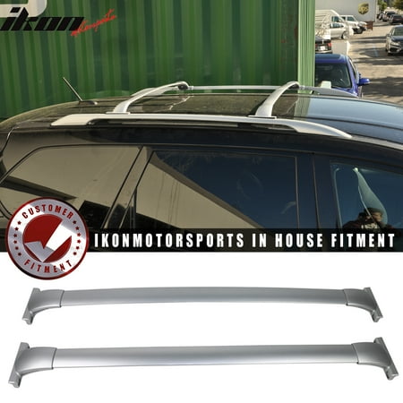 - Fits 13-17 Nissan Pathfinder OE Factory Style Roof Rack Cross Bar Pair Silver