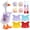 Multi-color 2, variant on RUINIXCW 7 Inch Goose Outfits 4Sets Desk Duck Outfit Mini Porch Goose Outfit for Desk Goose Figurine Spring Summer Desk Goose Clothes and Hat Set (No Goose)