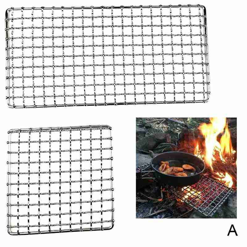 Steel Camping Grill Grills  Backpacker  BBQ Campfire Grate 