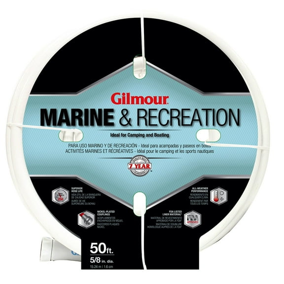 GILMOUR 5/8" X 50' 5 Ply Marine & Recreation Hose