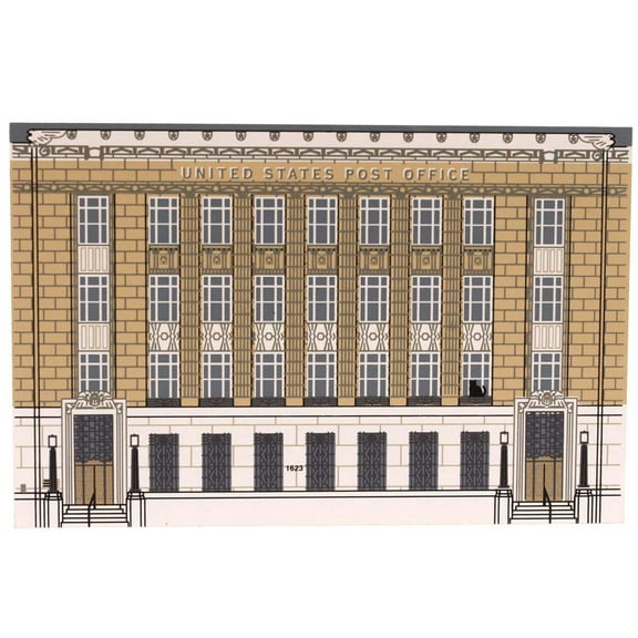 4.50In Dalton Street Post Office, Wood, Landmark Cincinnati Oh Usps Cstm12862