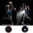 thumbnail image 2 of Luz para correr, luz corporal recargable USB de 3 modos con luz trasera y correa ajustable para corredores nocturnos, corredores, senderismo, camping, senderismo, 2 of 7