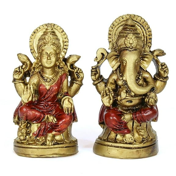 Laxmi Ganesh Statue Idol Murti Figurine For Home Decor Decoration Item and Gifts