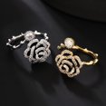 thumbnail image 3 of Anillo de Rosa Chapado en Oro de Cobre Puro Wmkox8yii Fajkfhkj5638, 3 of 6