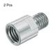 thumbnail image 3 of Uxcell 2 piezas adaptador de pulidora de 5/8"-11 hembra a 14"-11 macho, herramienta de conversión para conexión de accesorio de amoladora angular, 3 of 6