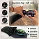 thumbnail image 4 of Funda para gafas de sol MyEyeGlassCase Squeeze Top XL de piel negra, 4 of 6