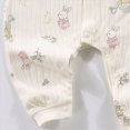 thumbnail image 7 of CAUYDY Boy Bodysuit for Infant Preemie Long Sleeve Romper for Girl Newborn Sleepers 3 6 9 Months 1T 2T Fall Winter Baby Pajamas Sizes 12-18 Months,Beige, 7 of 7