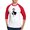 Red/White, variant on CafePress - Vampire Girl Baseball Jersey - Cotton Baseball Jersey, 3/4 Raglan Sleeve Shirt