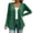 Green, variant on yillto Plus Size Womens Cardigan Open Front Lightweight Soft Comfy Long Sleeve Loose Coats with Pockets