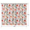thumbnail image 5 of Pioneer Flower Floral Print Pattern Shower Curtain 84"x72" ,Bathroom Decorative Shower Curtains Set with 12 Hooks,Modern Waterproof Washable Shower Curtain, 5 of 6