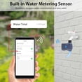 thumbnail image 4 of Smart Sprinkler Timer, Water Volume Sensor APP Remote Control IP65 Impermeable Smart Sprinkler Timer Universal 3/4in Pipe Connector  for Watering, 4 of 7