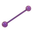 thumbnail image 2 of Solid Titanium Piercing Barbells 14G - Perfect for Nipples and Tongue- Sold Each, 2 of 9
