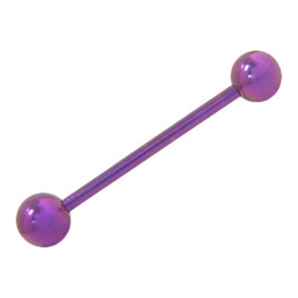 Solid Titanium Piercing Barbells 14G - Perfect for Nipples and Tongue- Sold Each
