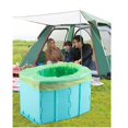 thumbnail image 1 of Ruiboury Siège de Toilette Pliant Portable pour Enfants Camping Randonnée Longs Trajets Rose, 1 of 6