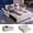 Beige, variant on 65" Sleeper Sofa Bed Full Size, Velvet Pullout Couches for RVs, Light Gray,Convertible Loveseat Couch for Small Space, Apartment, Adjustable Backrest, USB, Tufted, 2 Pillows, Side Tray, Side Pockets