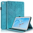 thumbnail image 1 of Tree of Life Embossed Case for Lenovo Tab m10 Stand, Card Slots, Stylus Loop Blue, 1 of 5
