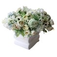 thumbnail image 4 of fuxzkrlz Artificial Flowers Bunch Realistic Faux Silk Flowers Long-Lasting Hydrangea Rose Fake Flowers for Vase Flower Arrangement Home Decor Wedding, 4 of 7