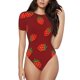 thumbnail image 1 of Balery Strawberry Body de cuello redondo de manga corta para mujer Tops de manga corta Tops básicos-Medium, 1 of 7